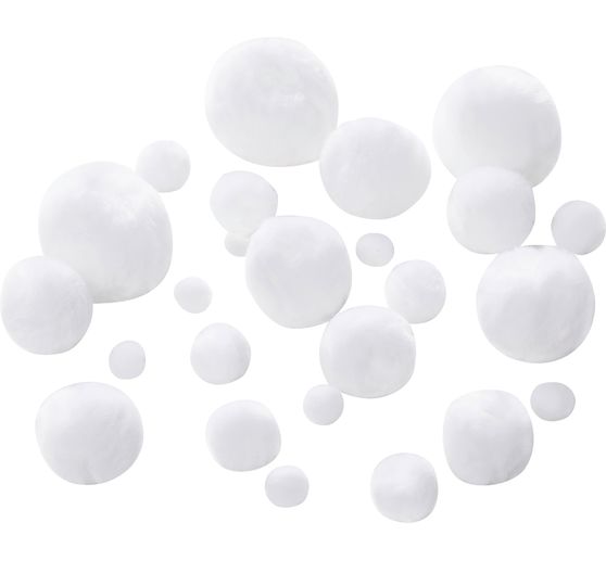 Pompoms, White