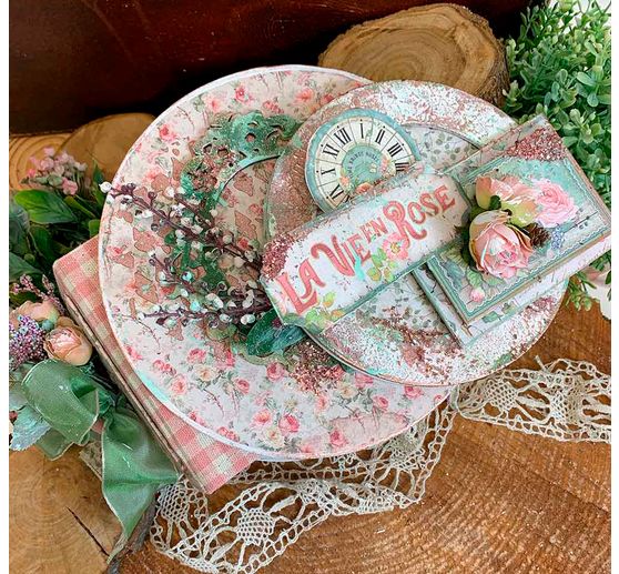 Scrapbook block "House of Roses"