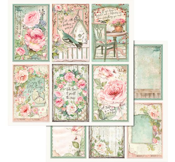 Scrapbook block "House of Roses"