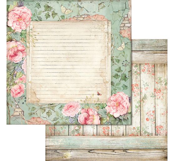 Scrapbook block "House of Roses"