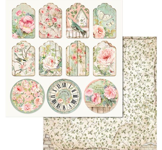 Scrapbook block "House of Roses"