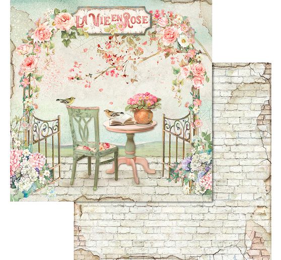 Scrapbook block "House of Roses"
