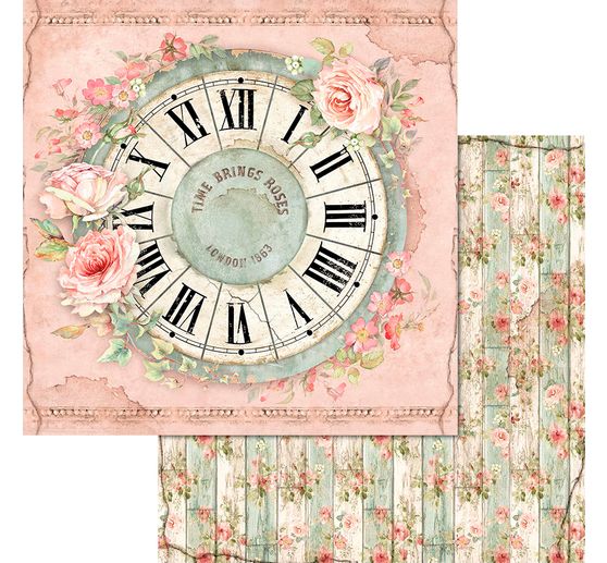 Scrapbook block "House of Roses"