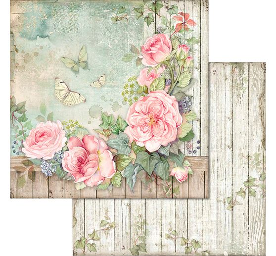 Scrapbook block "House of Roses"