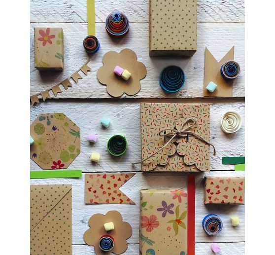 Vintage Photo cardboard "Dancing Hearts"