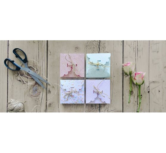 Cartoncino con motivi "Puntini pastello