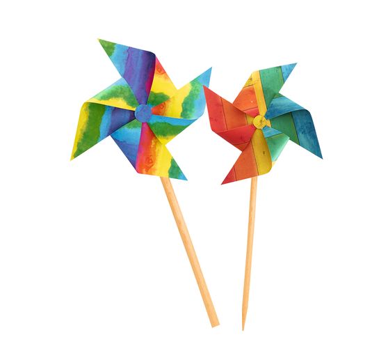 Motif photo cardboard "Watercolor Rainbow"