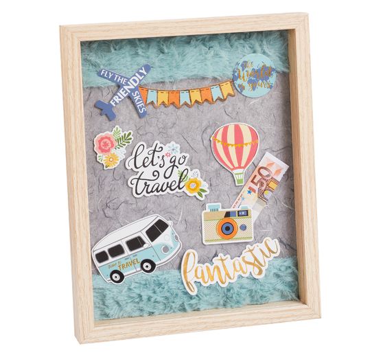 Decorative frame, approx. 21,5 x 16,5 x 4 cm