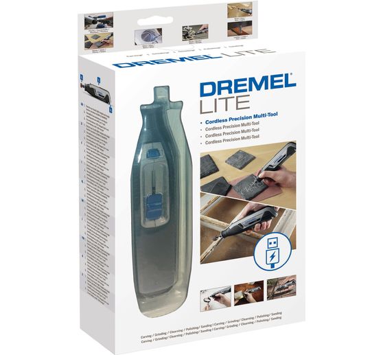 DREMEL 7760 Lite, 15 pcs. accessories, battery multi-tool, USB cable