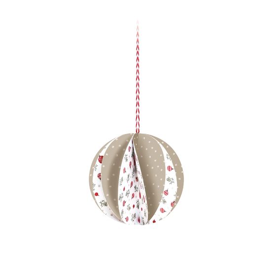 Cartoncino fotografico con motivi "Palline di Natale".