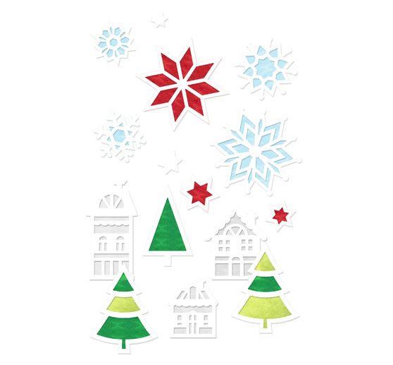 Window pictures "Wintertime"