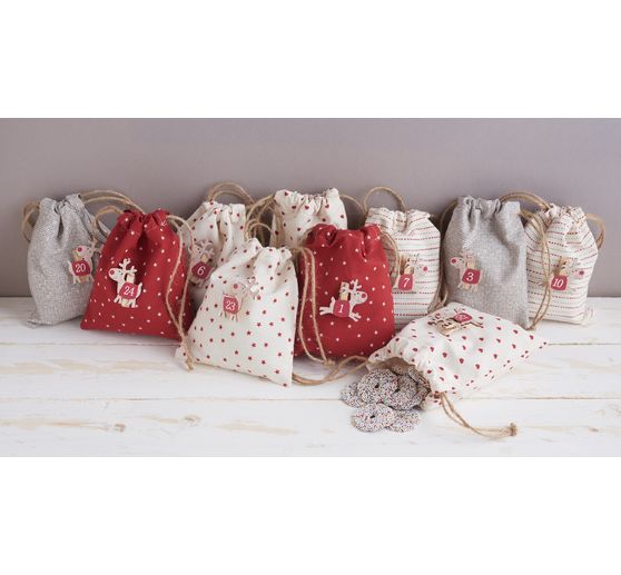 Cotton fabric country house "Stars"