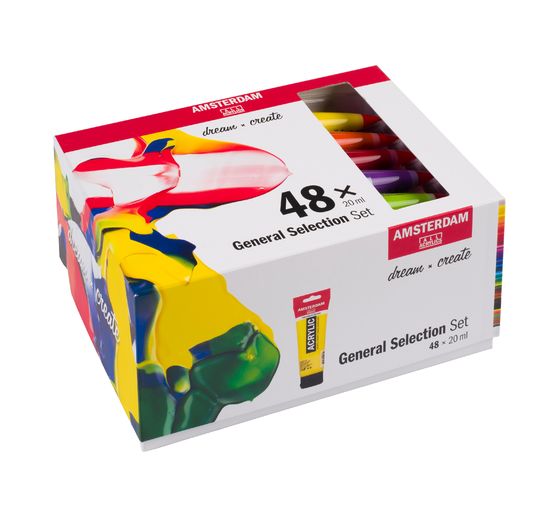 Talens AMSTERDAM Acrylic paint set "General Selection 48"