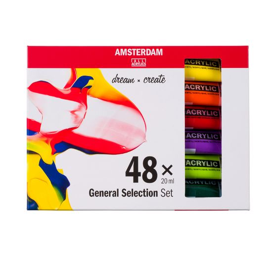 Talens AMSTERDAM Acrylic paint set "General Selection 48"