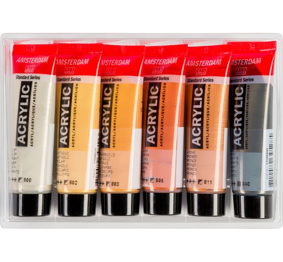 Talens AMSTERDAM Acrylic paint set "Metallic"