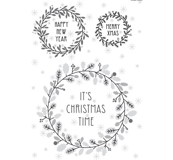 Sample folder chalk marker "Xmas in the air", 3 sheets