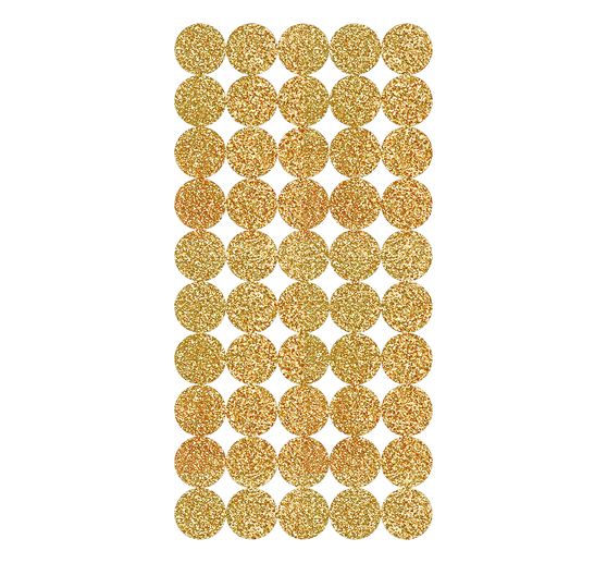 Sticker "Circles gold", 200 pieces