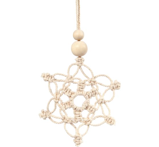 Macramé craft kit "Snowflakes"
