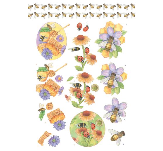 Libro di fogli fustellati in 3D "Animali primaverili"