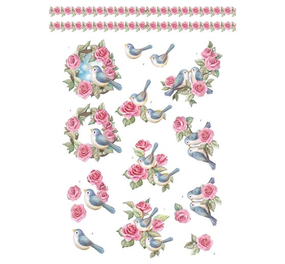 Libro di fogli fustellati in 3D "Animali primaverili"