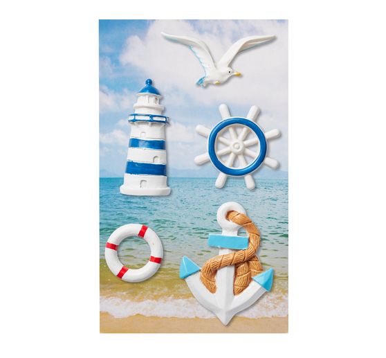 Scatter decoration maritime "Sellin", with adhesive dot