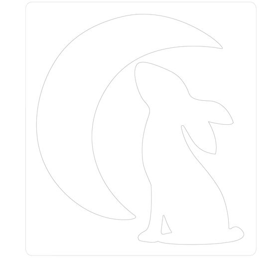 Fustella Sizzix Bigz "Coniglio & Luna