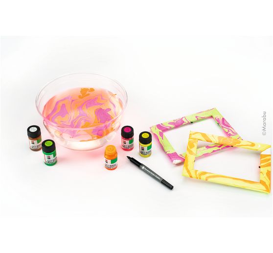 Marabu EASY MARBLE-Set "NEON"