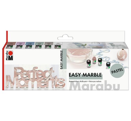 Marabu EASY MARBLE-Set "PASTEL"
