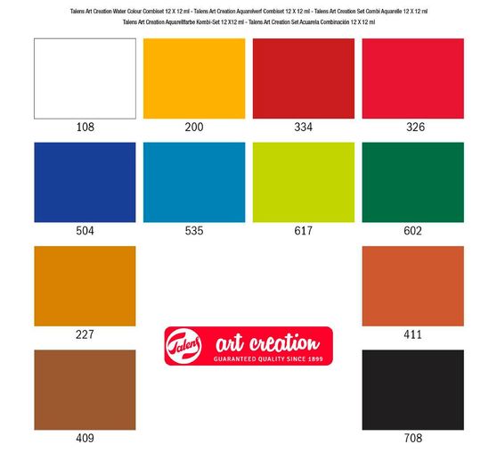 Talens Art Creation Aquarelle-Set, 18 pcs