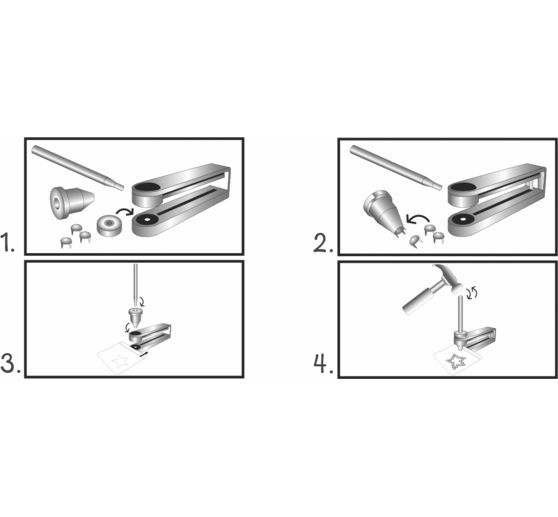 Rivets-Applicator, Ø 6.7 mm