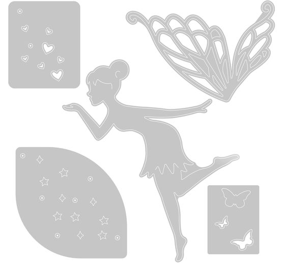 Sizzix Thinlits, fustella "Fairy Wishes"
