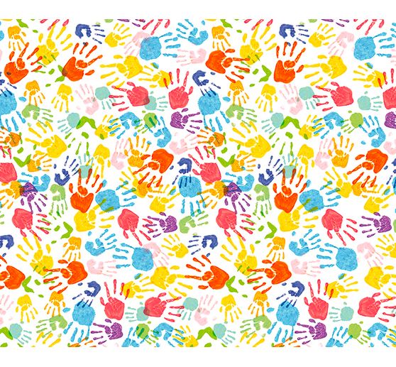 Motif photo cardboard "Children's hands"