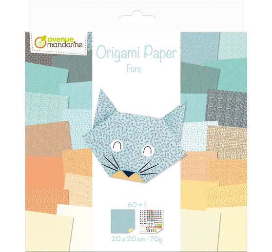 Assortimento di carta pieghevole "Animali