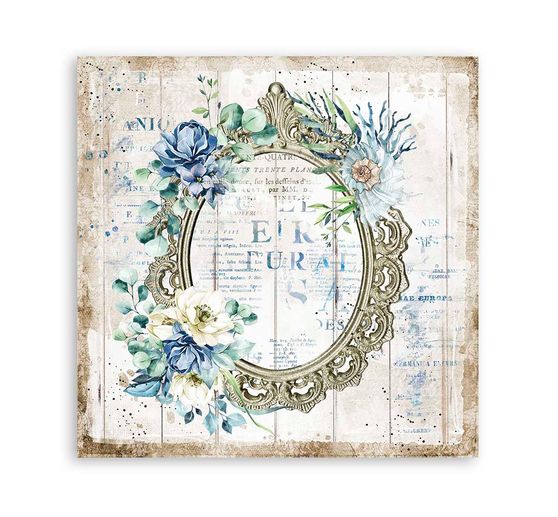 Scrapbook block "Sea Dreams", 10 sheets, 30,5 x 30,5 cm