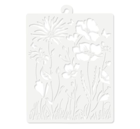 Stencil "Atelier Flower", 20 x 25 cm