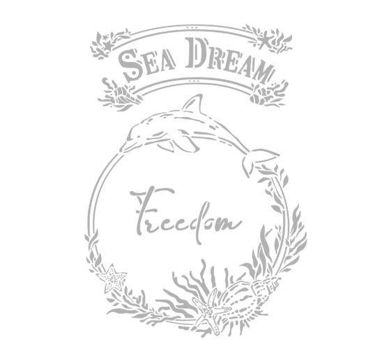 Stencil "Sea Dream" (Sogno del mare)