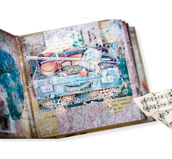 Blocco di scrapbook "Passione