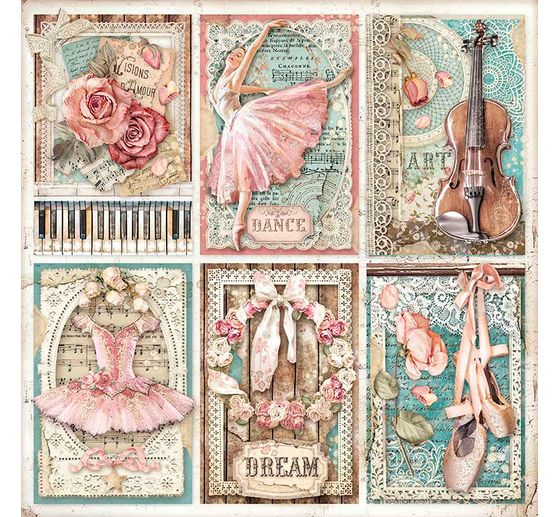 Blocco di scrapbook "Passione