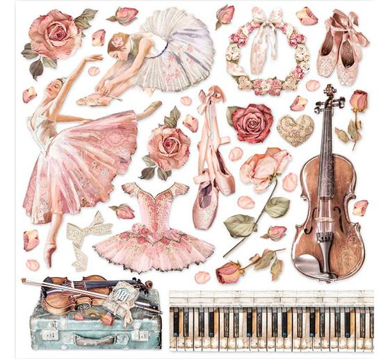 Blocco di scrapbook "Passione