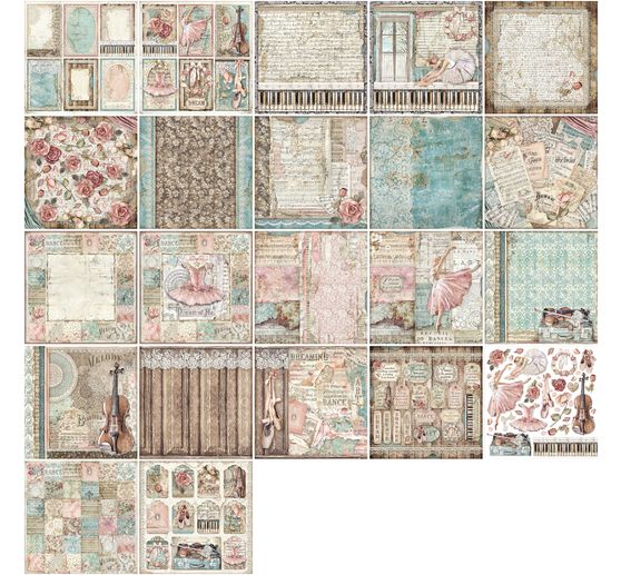 Blocco di scrapbook "Passione