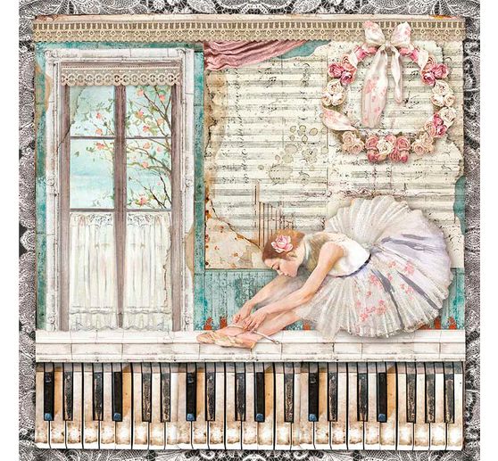 Blocco di scrapbook "Passione