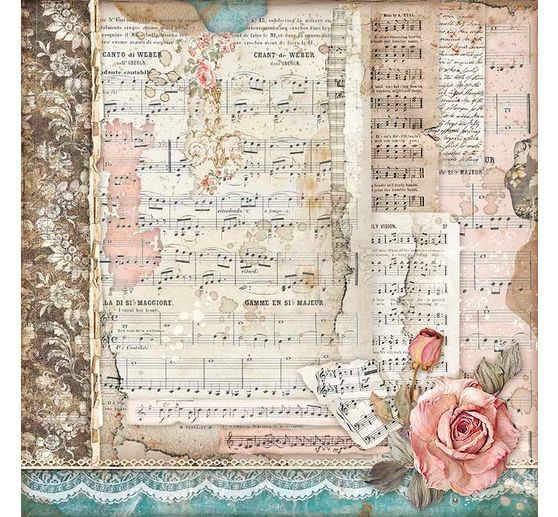 Blocco di scrapbook "Passione