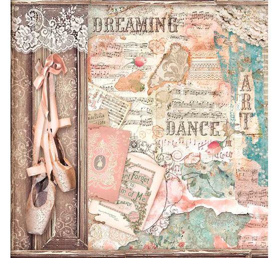 Blocco di scrapbook "Passione