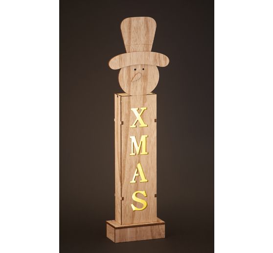 VBS Stand figure "Snowman", incl. lighting