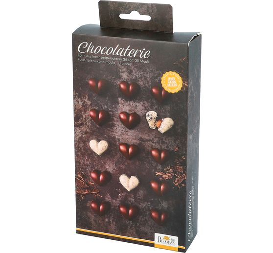 Stampi per cioccolato in silicone "Heart" (cuore)