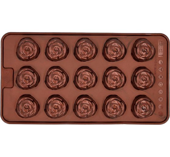 Silicone praline moulds "Rose"