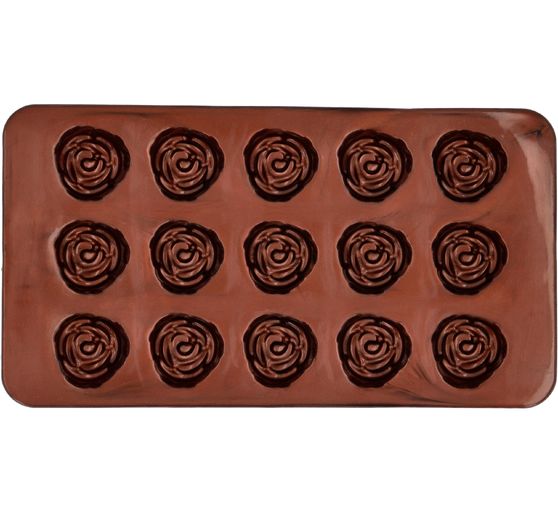 Silicone praline moulds "Rose"