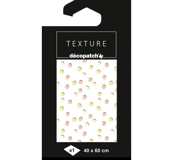 Carta decopatch a caldo "Gocce volanti