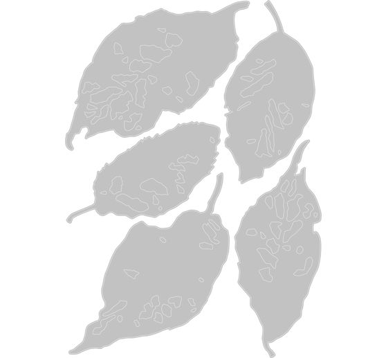 Sizzix Thinlits, fustella "Leaf Fragments di Tim Holtz".