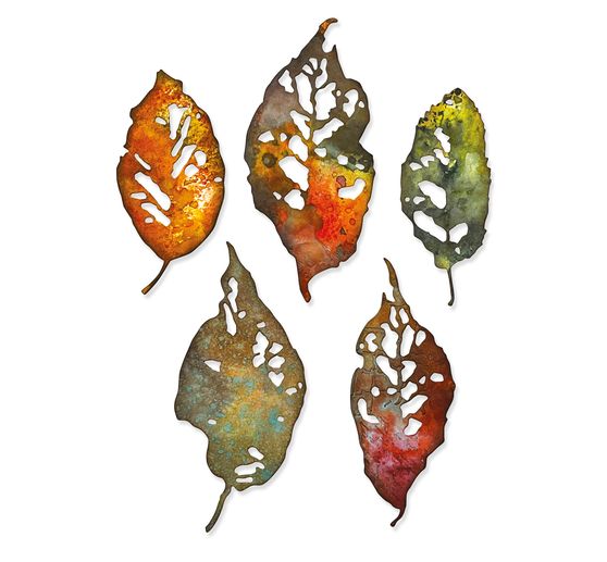 Sizzix Thinlits, fustella "Leaf Fragments di Tim Holtz".